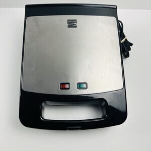 Kenmore Electric 4-Slice Belgian Waffle Maker Stainless Non Stick Baker Waffler